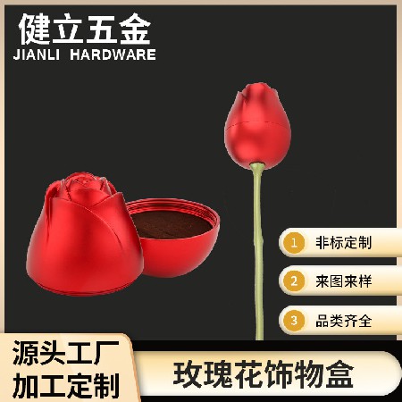 禮品假花裝飾婚慶客廳擺件玫瑰花仿真花七夕永生玫瑰花節(jié)日飾物盒